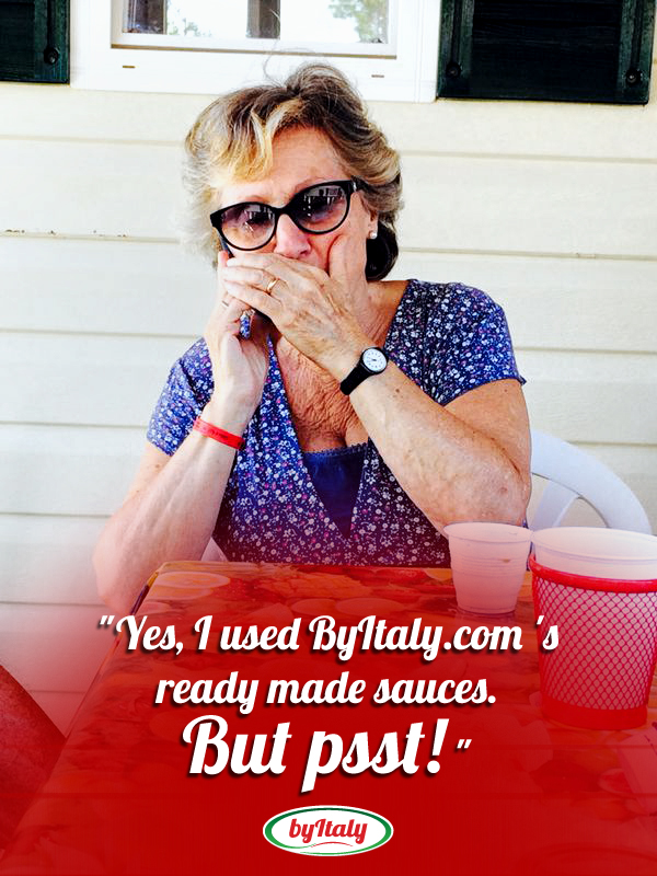 Nonna approved, ByItaly, Italian Food online, ready made pasta sauce